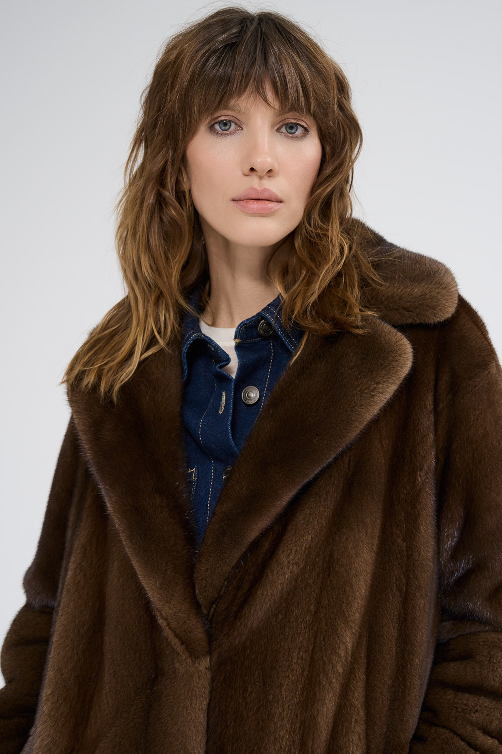 Шуба из аукционного меха норки Saga Furs Состав
