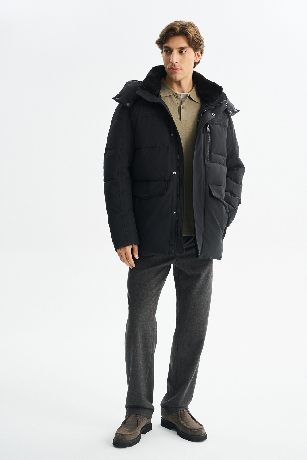 Зимняя куртка с капюшоном Urban Fashion For Men 780046003