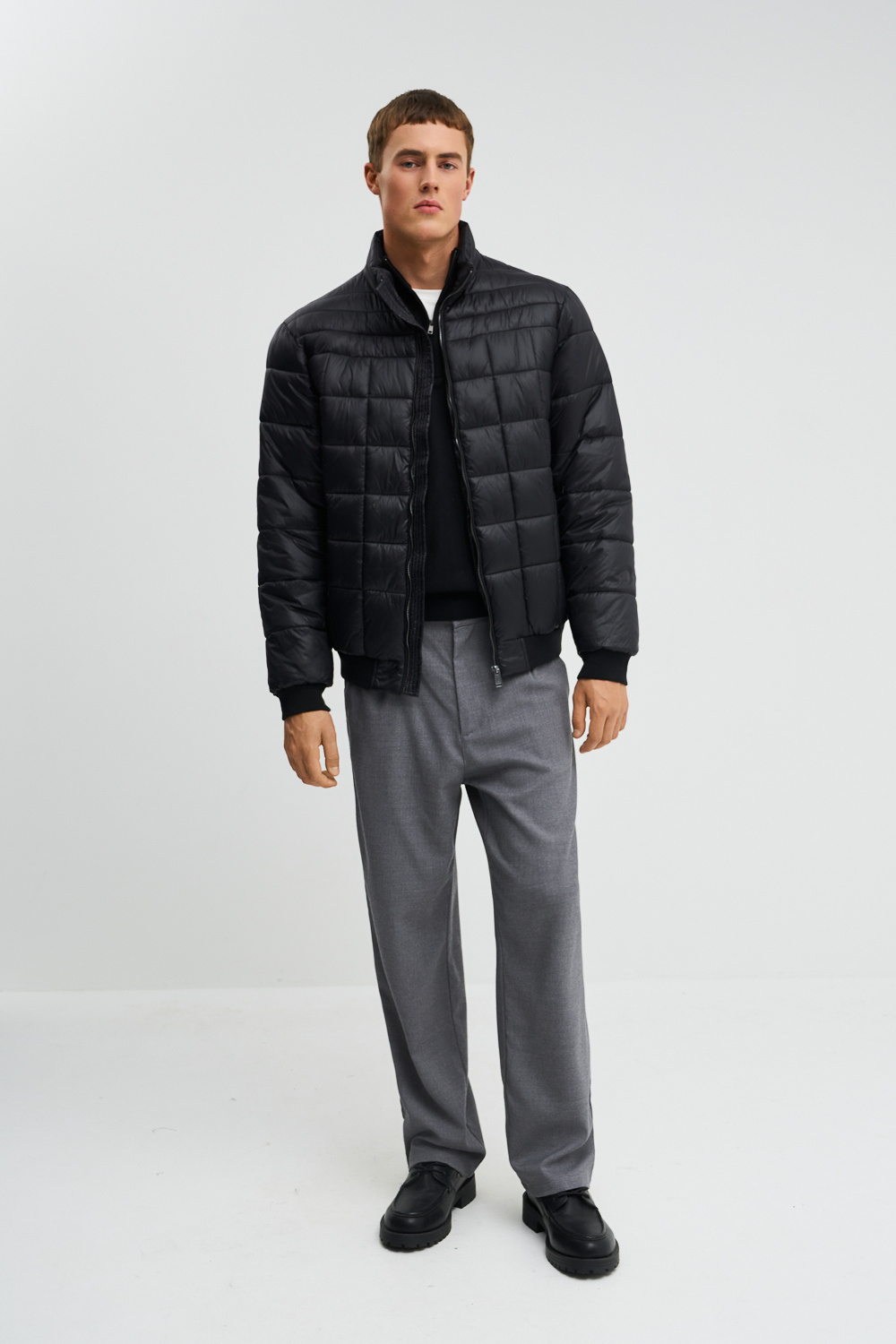 Стеганый бомбер Urban Fashion For Men 772345003 Черный
