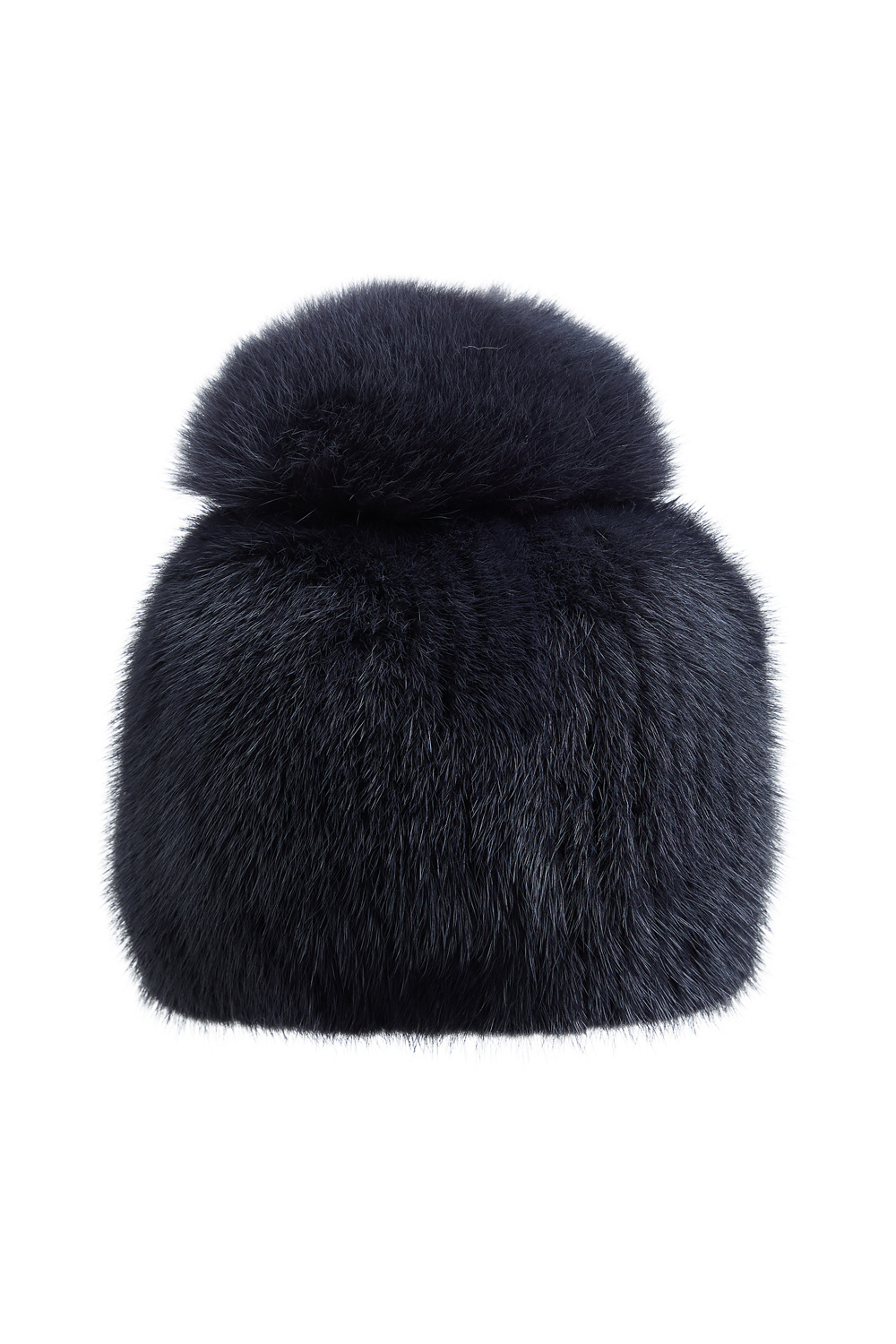 Шапка из меха норки POLINA FURS 785962003 Серый