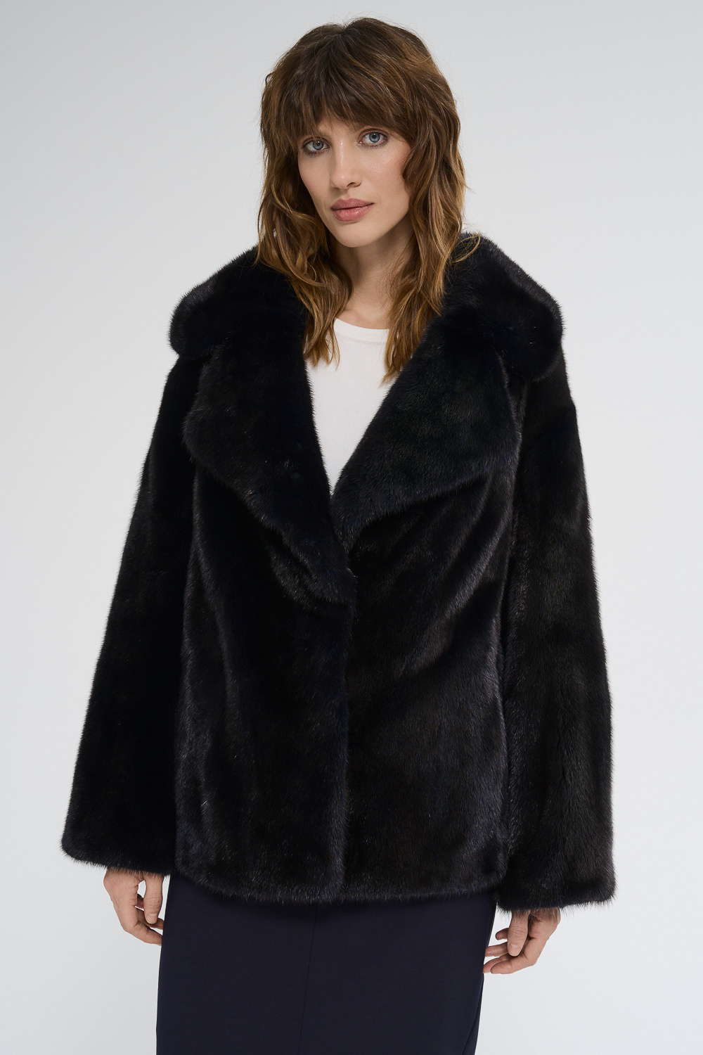 Шуба из аукционного меха норки Saga Furs