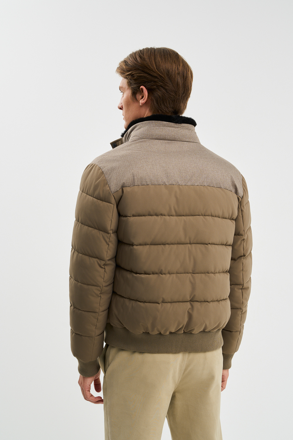 Куртка с меховой отделкой Urban Fashion For Men