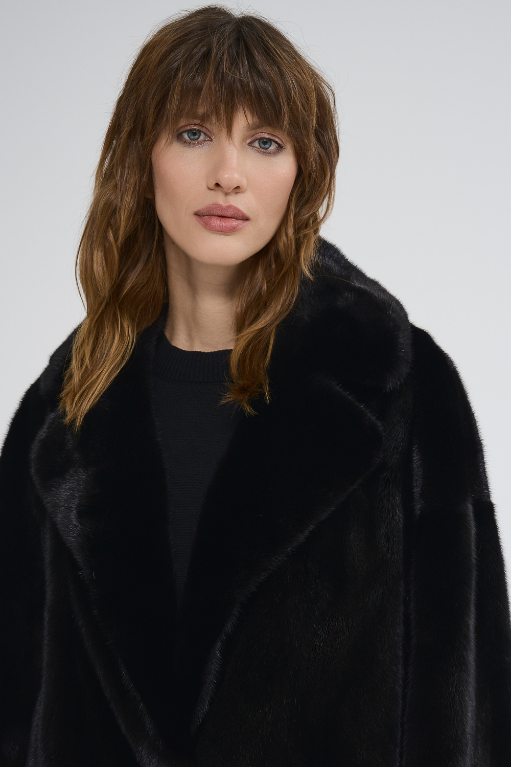 Шуба из аукционного меха норки Saga Furs Состав