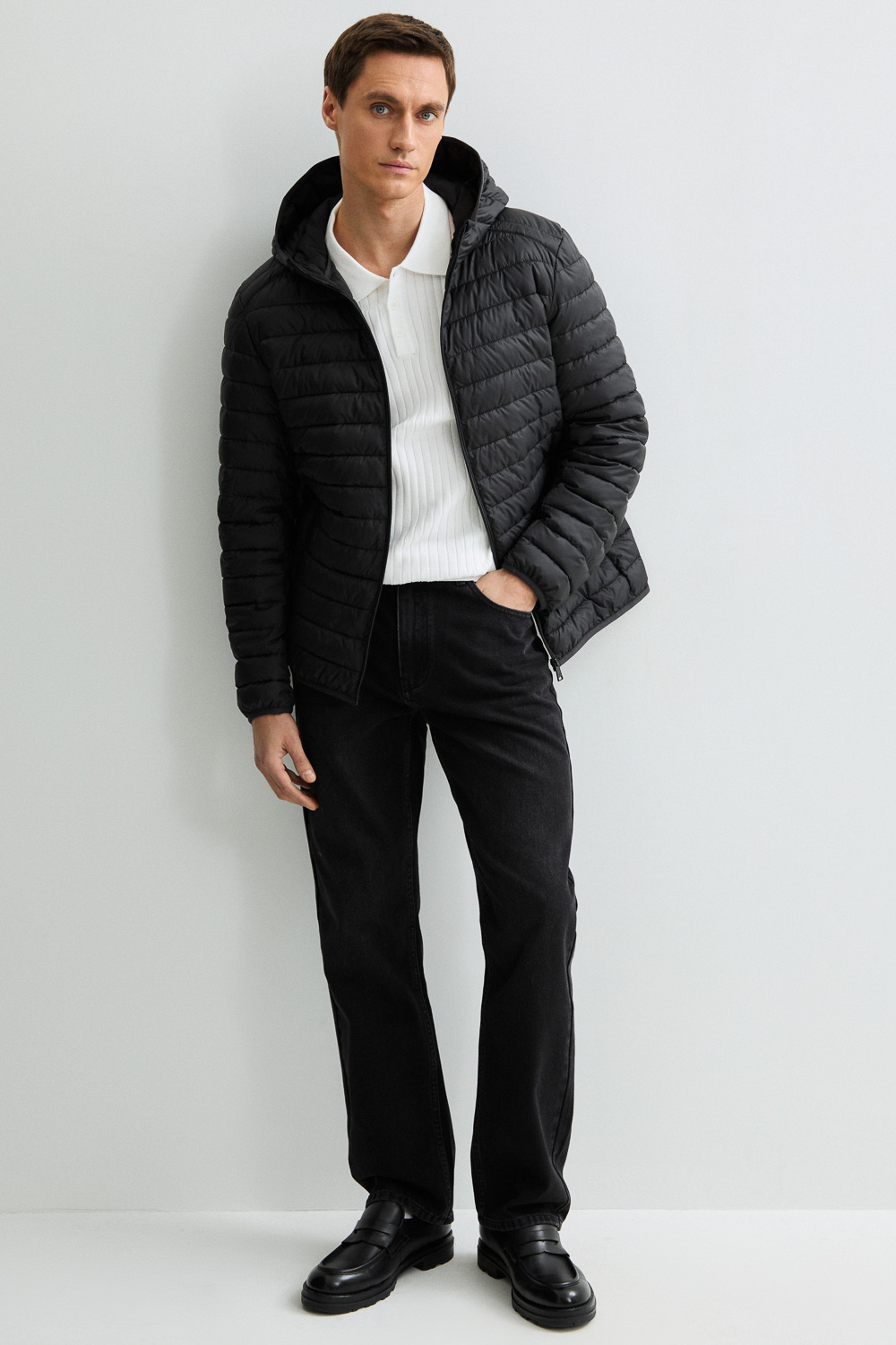 Стеганая куртка с капюшоном Urban Fashion For Men