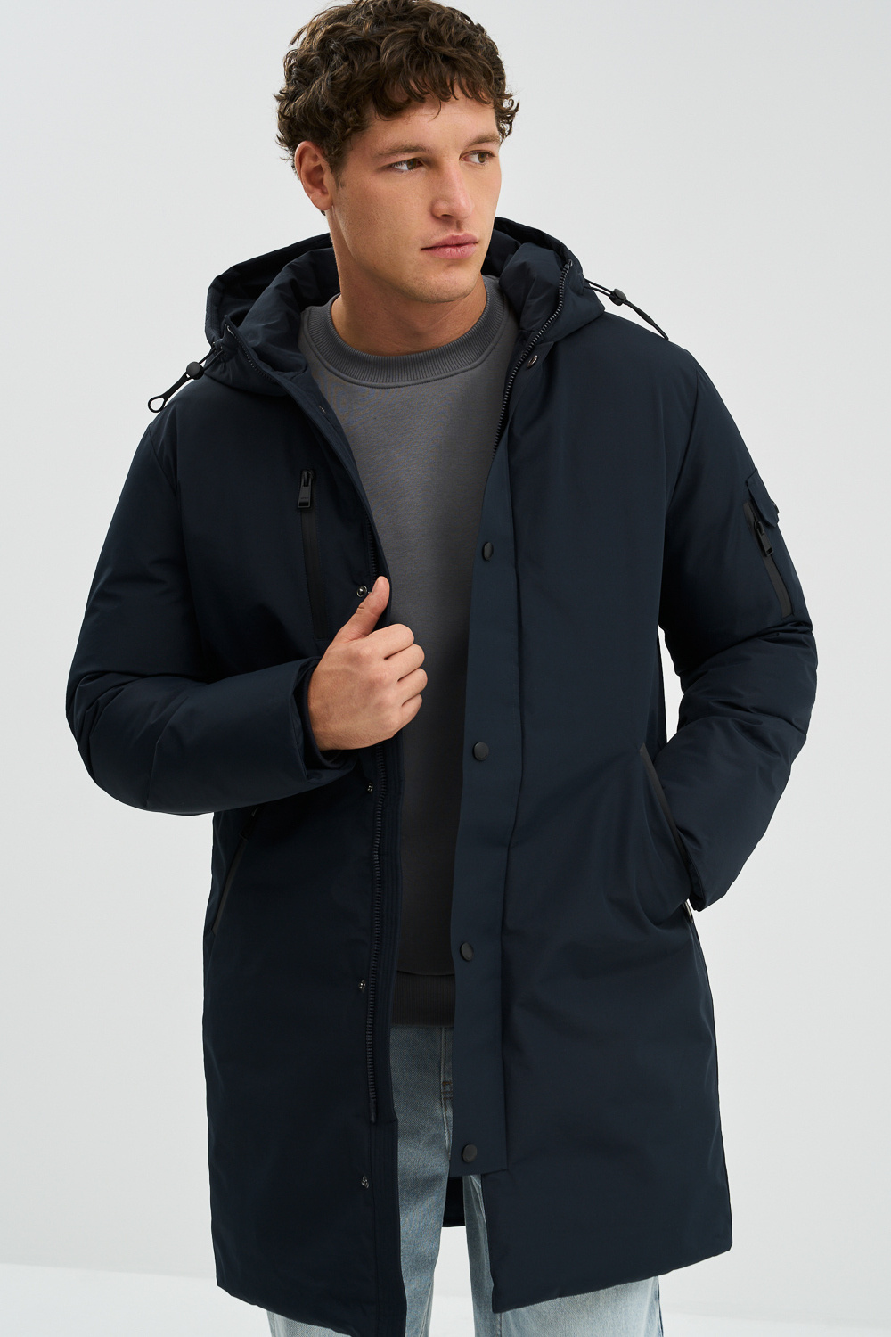Зимняя куртка с капюшоном Urban Fashion For Men 775748003