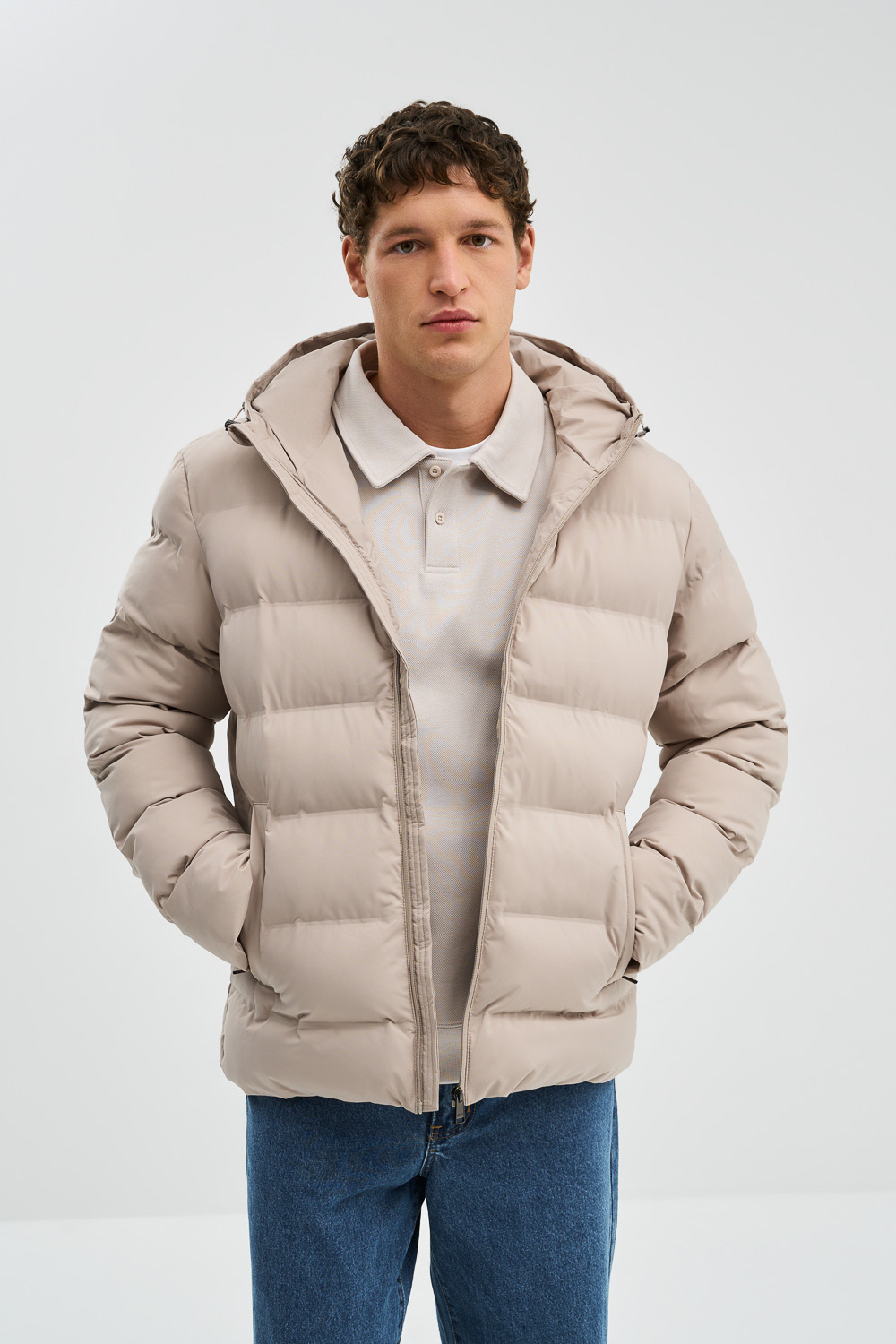 Зимняя куртка с капюшоном Urban Fashion For Men 775895003