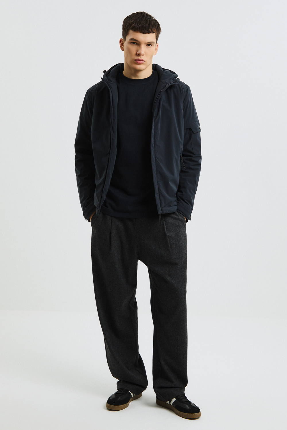 Утепленная куртка с капюшоном Urban Fashion For Men