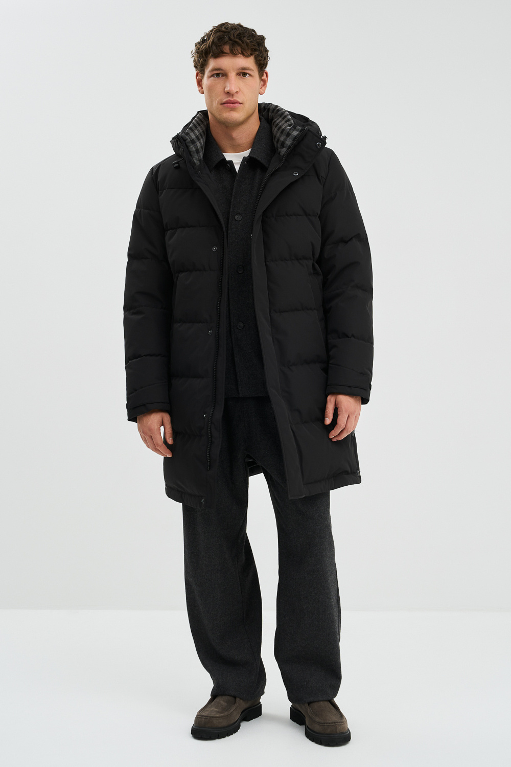 Зимняя куртка с капюшоном Urban Fashion For Men 775707003