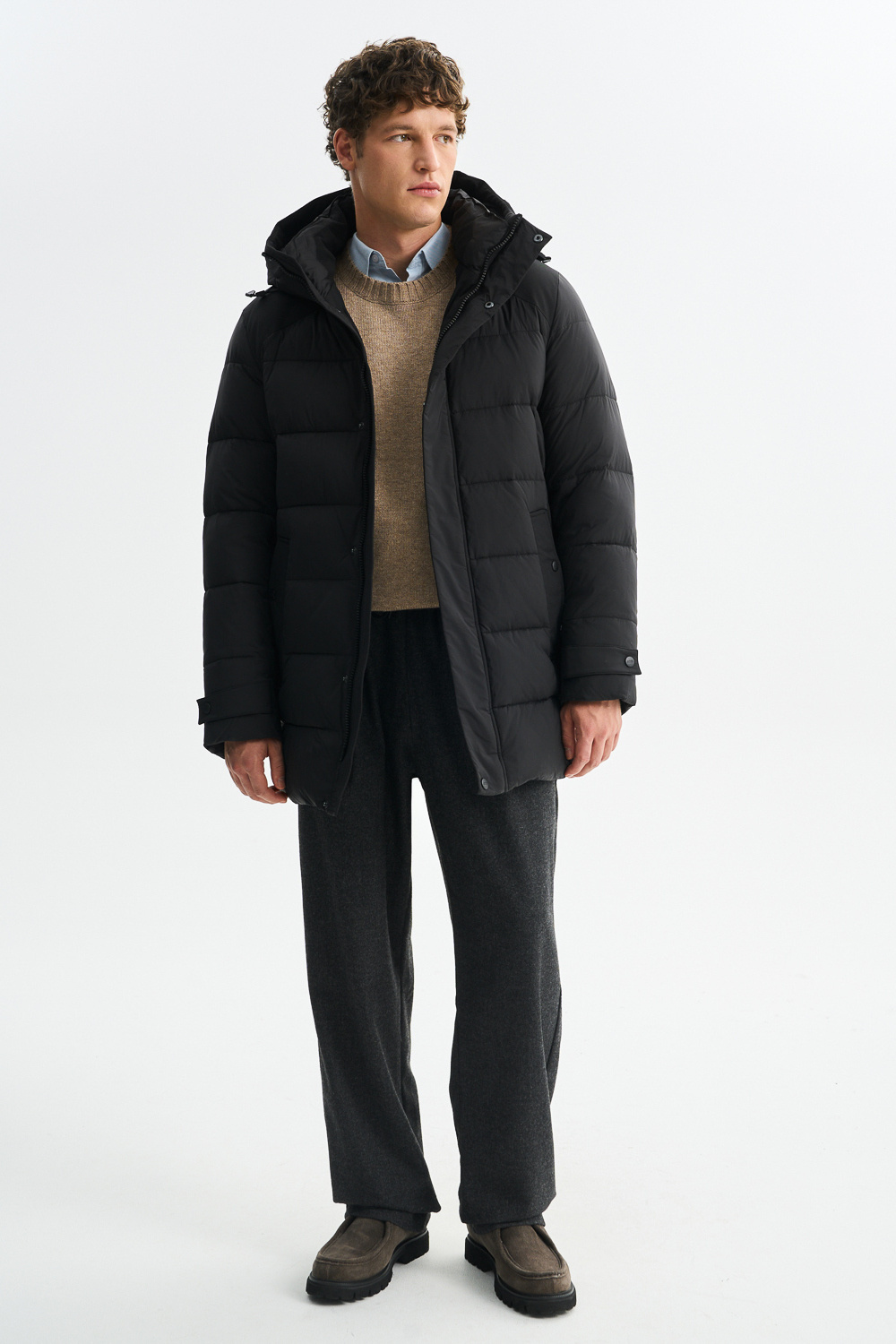 Зимняя куртка с капюшоном Urban Fashion For Men 776113003