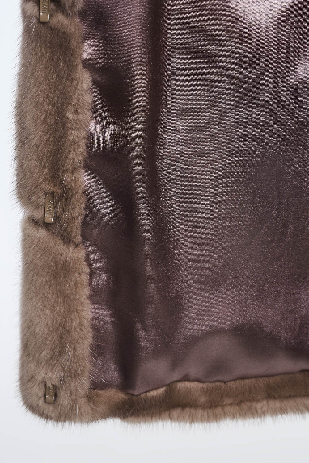 Шуба из аукционного меха норки Kopenhagen Fur Burgundy 767382003
