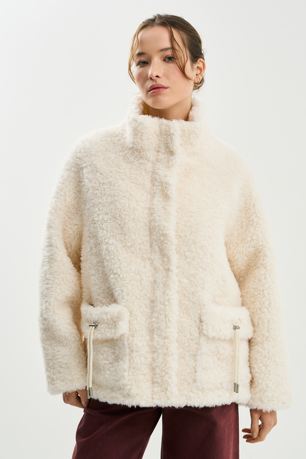 Куртка из шерсти Снежная королева collection 789384003 Белый
