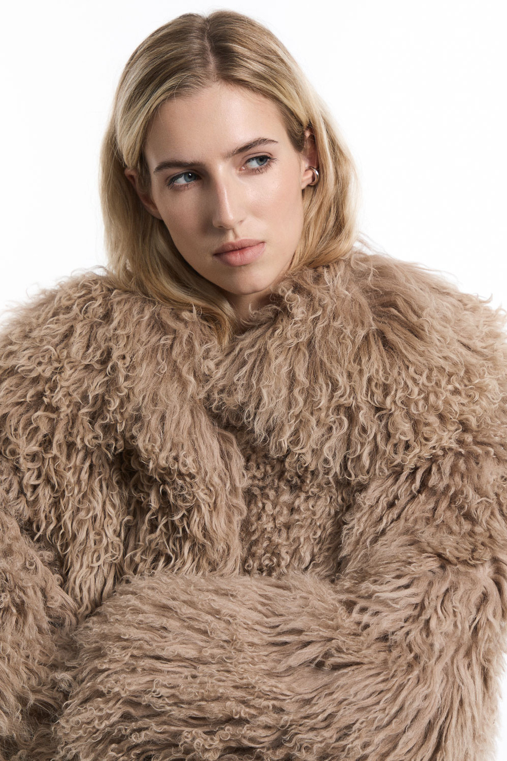 Дубленка из овчины Снежная королева collection