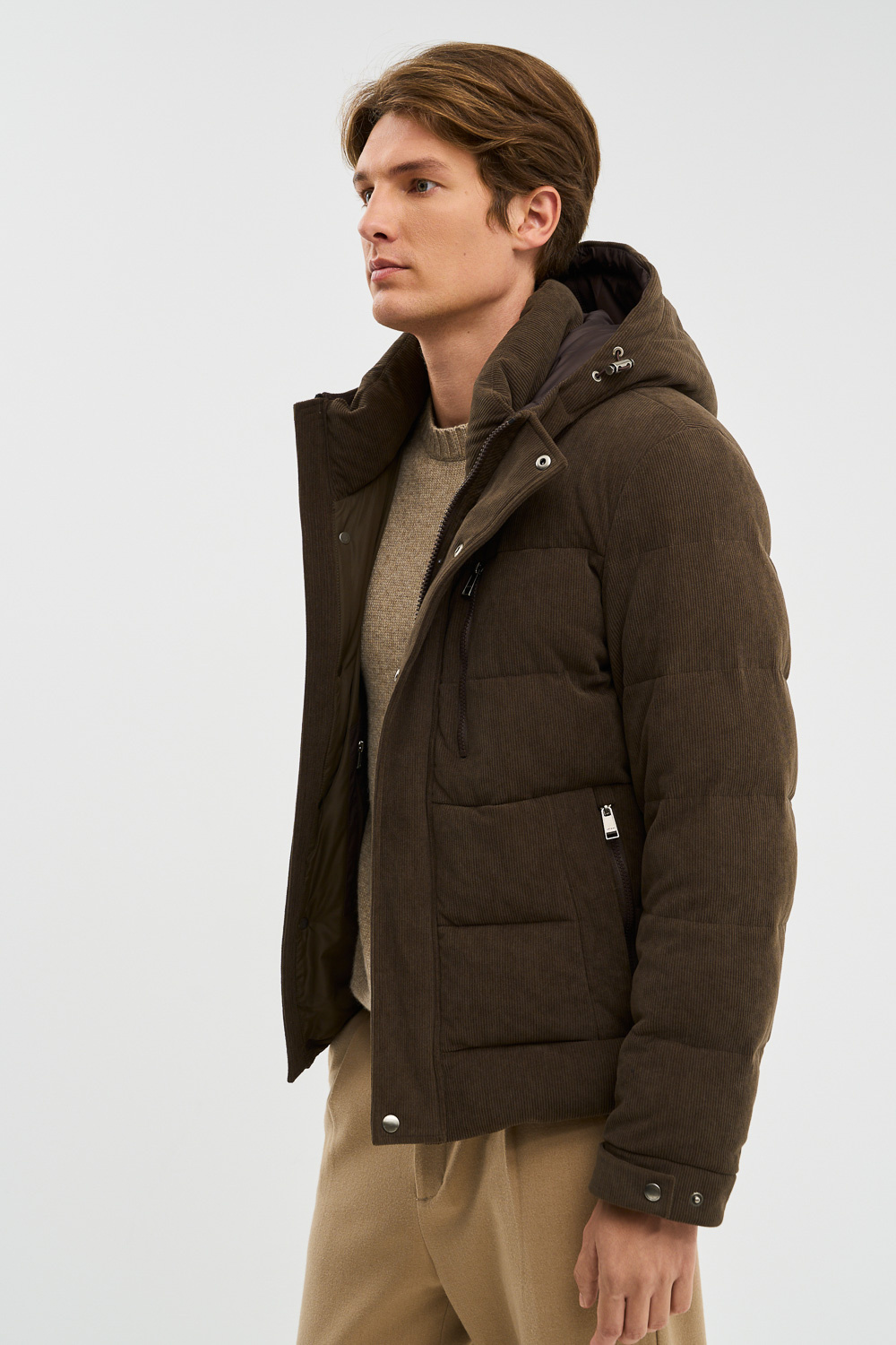 Утепленная куртка из вельвета Urban Fashion For Men