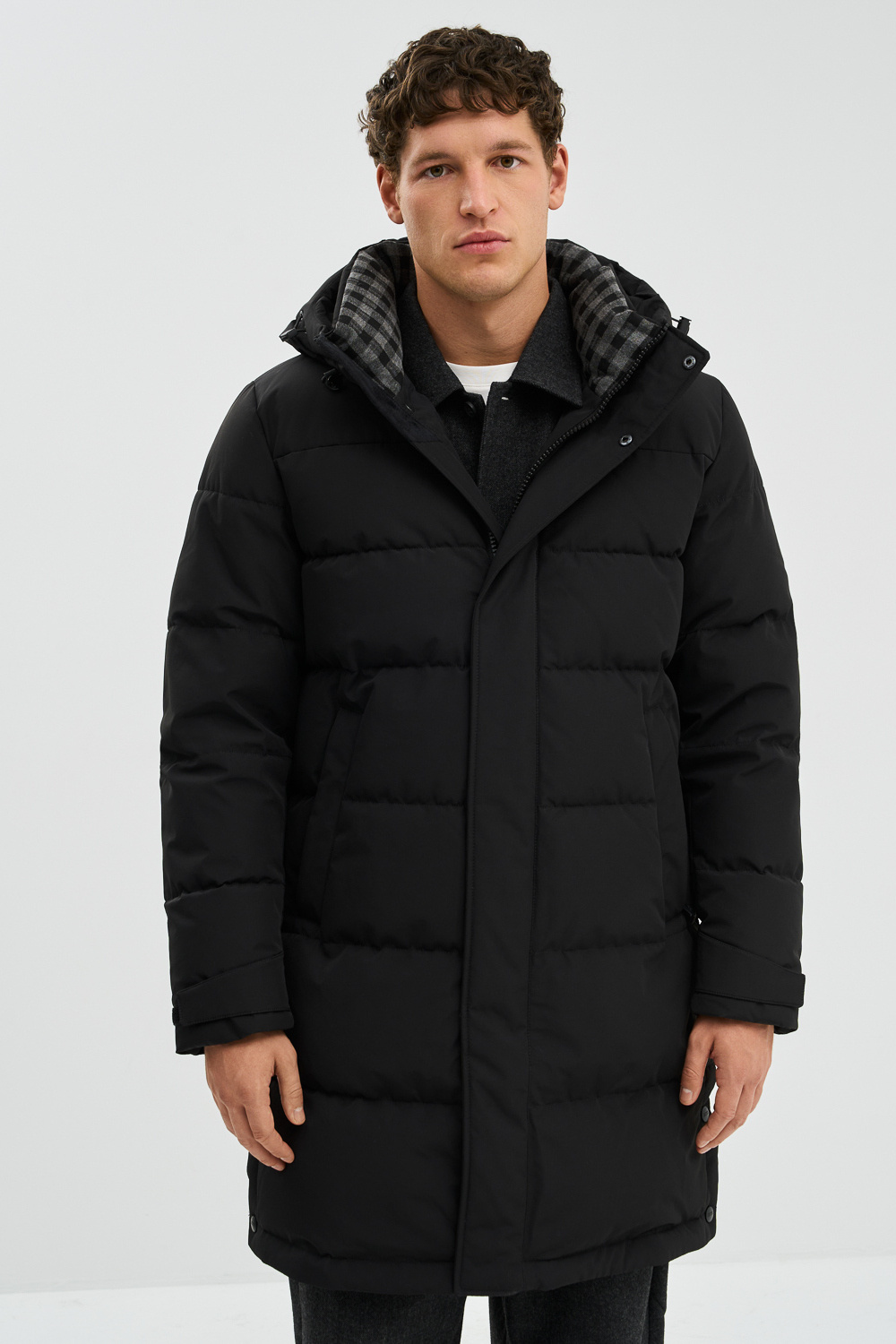 Зимняя куртка с капюшоном Urban Fashion For Men 775707003 Черный