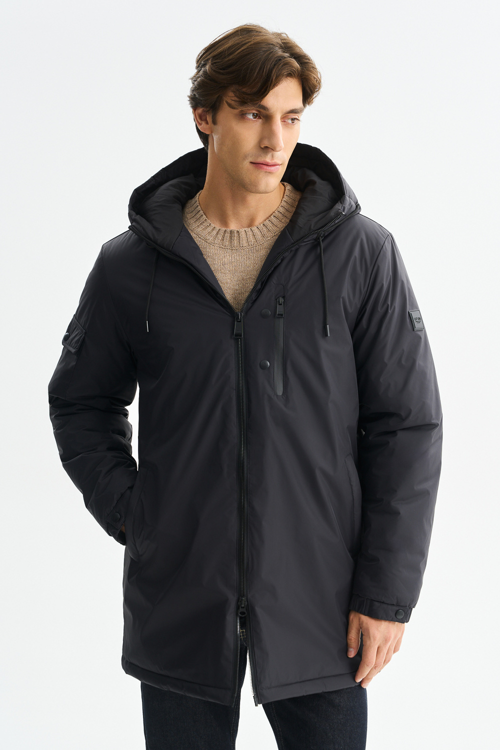 Утепленная куртка с капюшоном Urban Fashion For Men