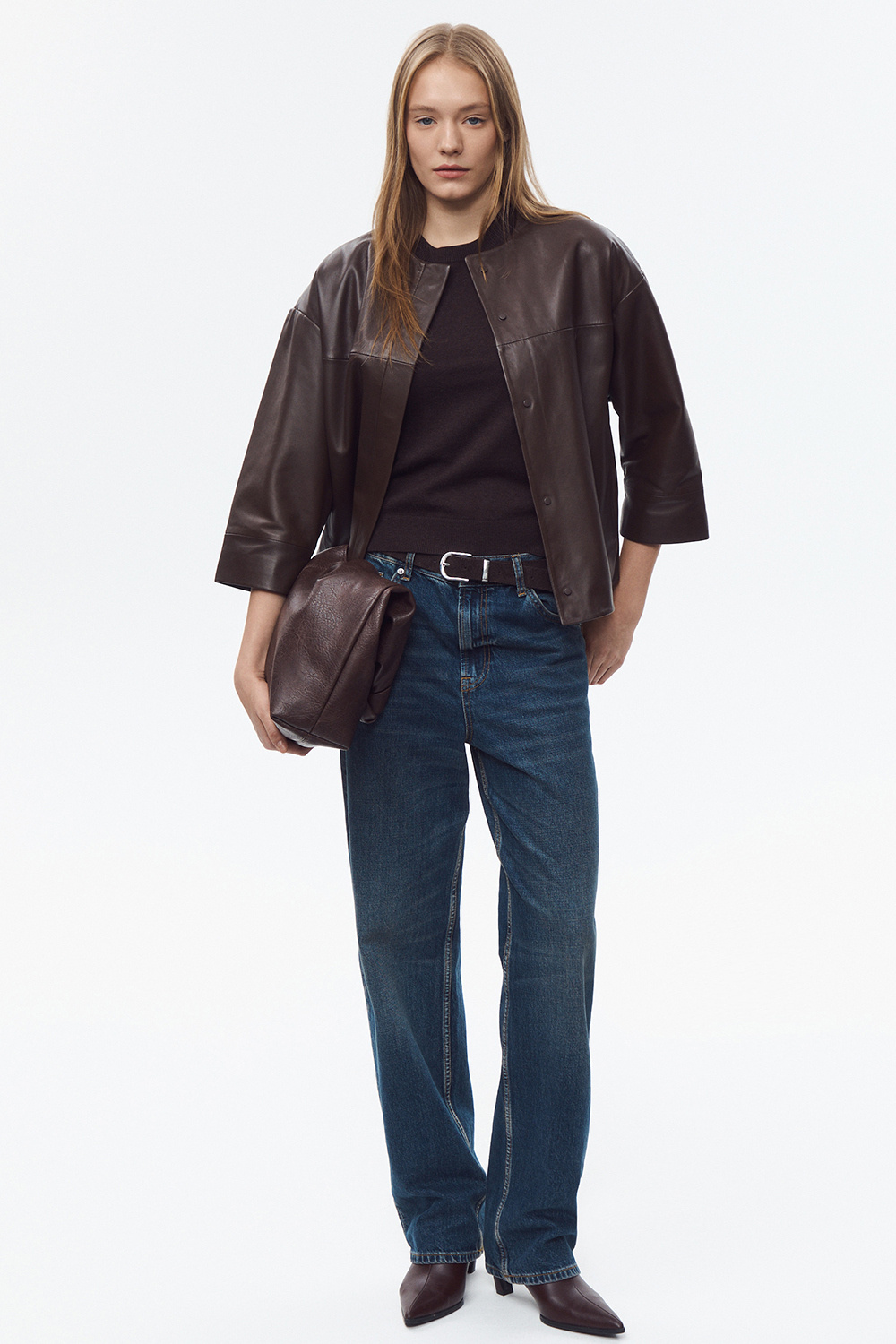 Куртка из натуральной кожи Снежная Королева 800288003