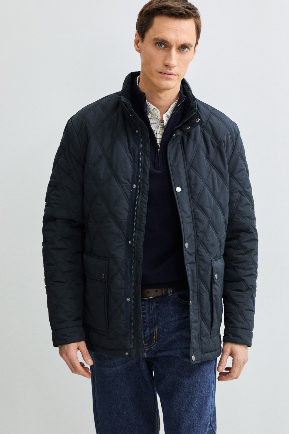 Стеганая куртка Urban Fashion For Men 809323003 Синий