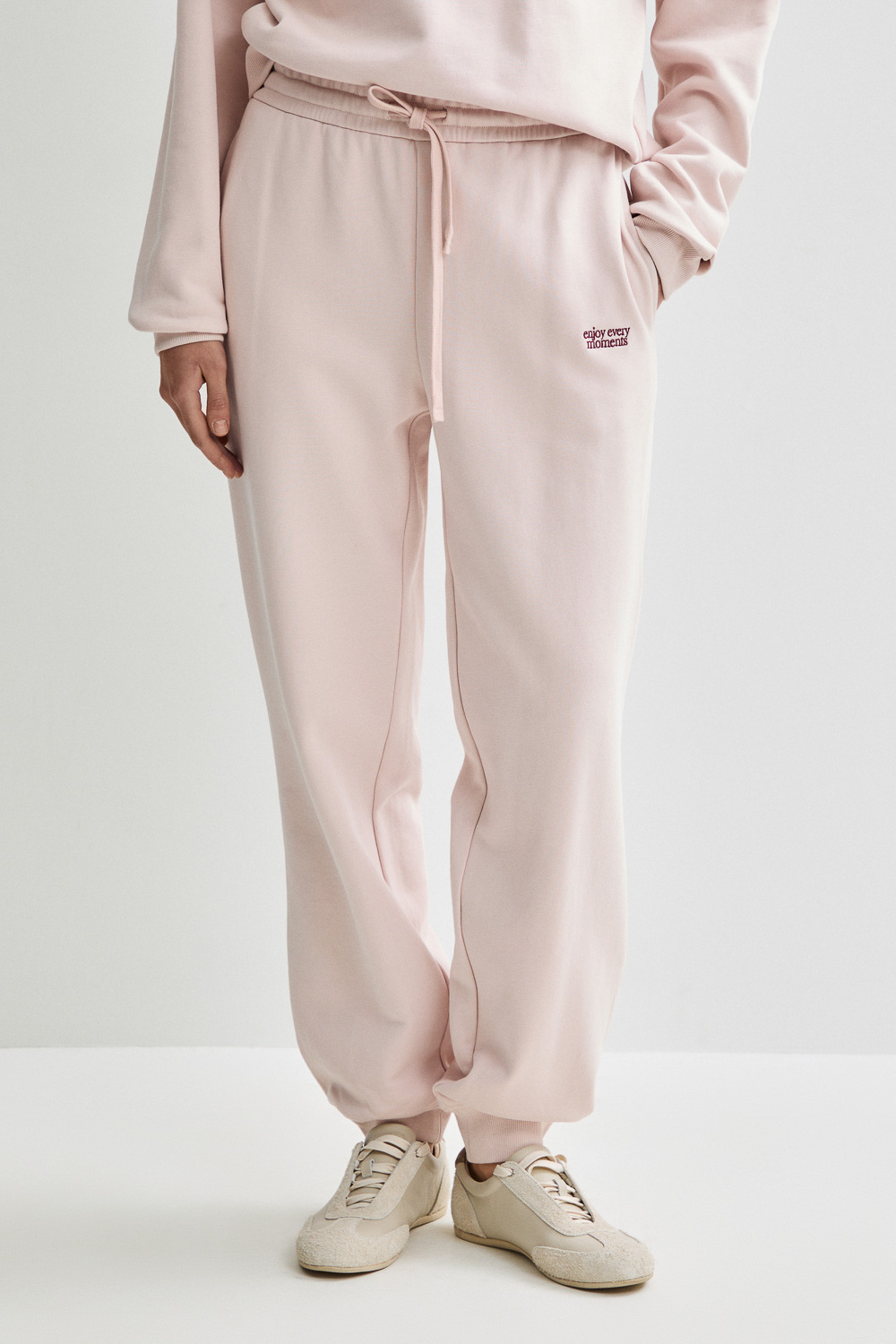 Трикотажные брюки Снежная Королева 806803003 Розовый