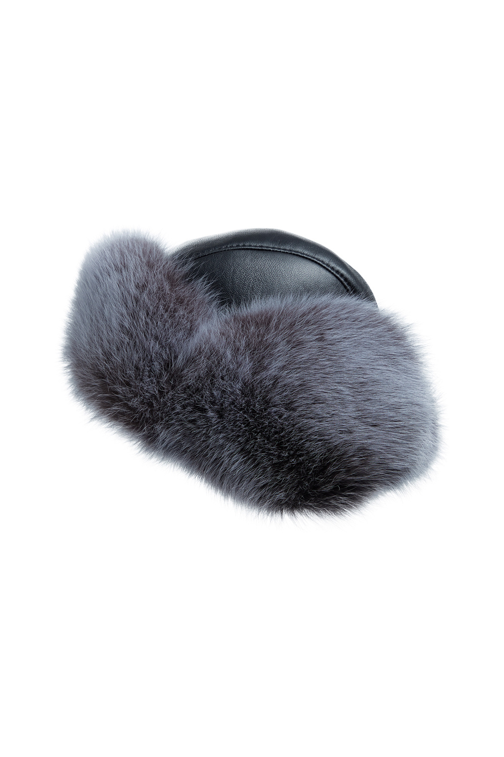 Шапка-ушанка из меха песца POLINA FURS 785936003