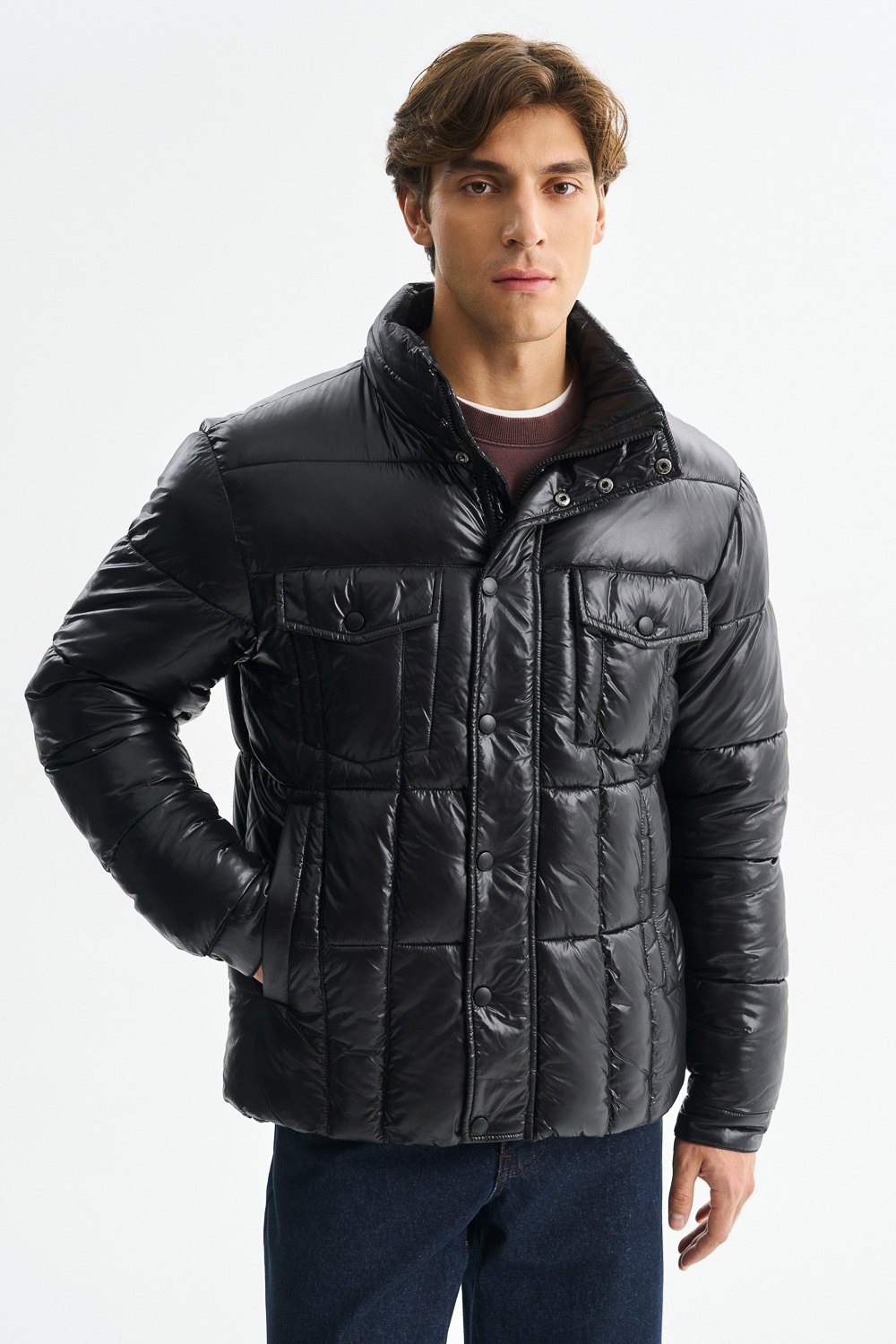 Стеганая куртка Urban Fashion For Men 772927003 Черный