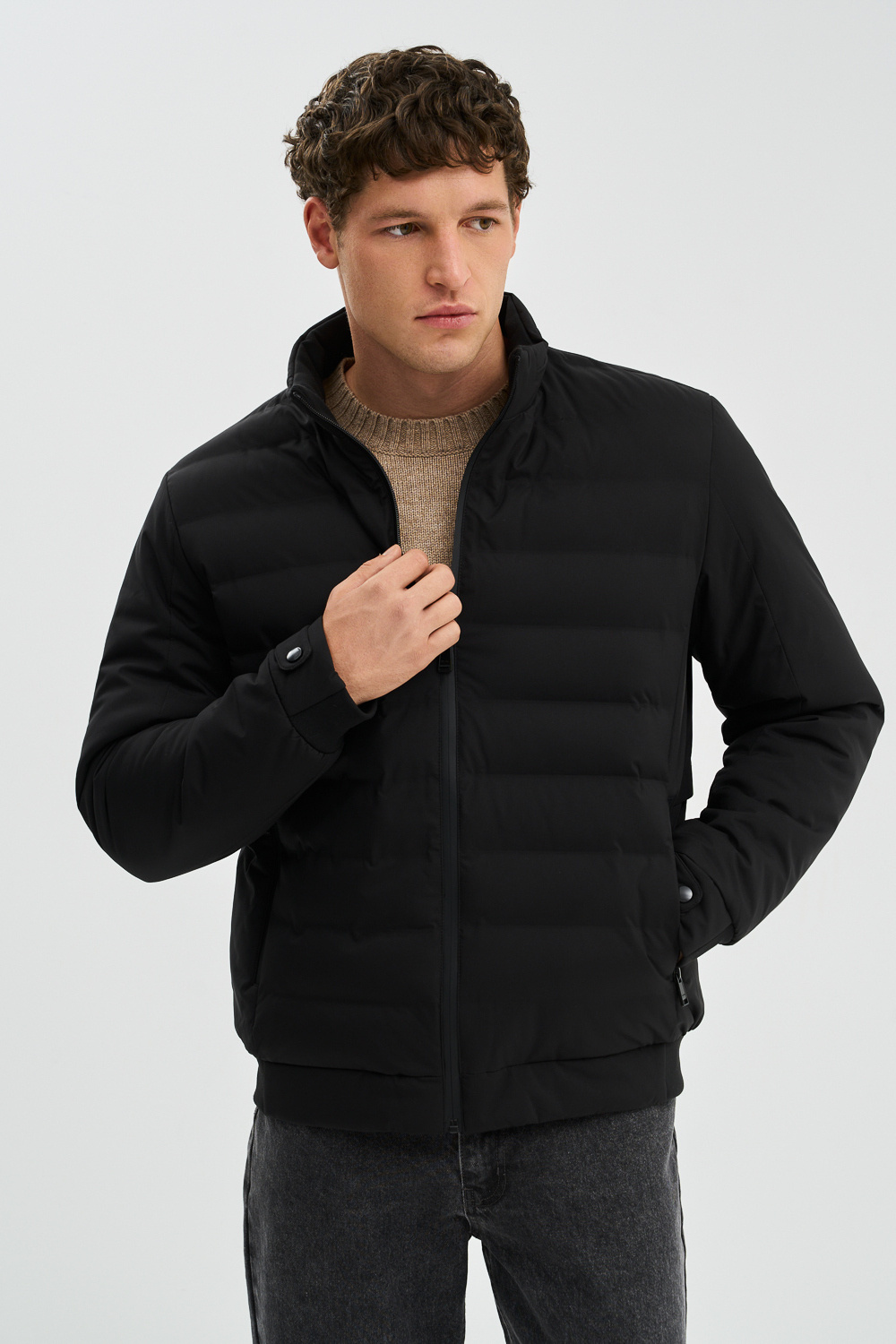 Стеганая куртка Urban Fashion For Men 772196003 Черный