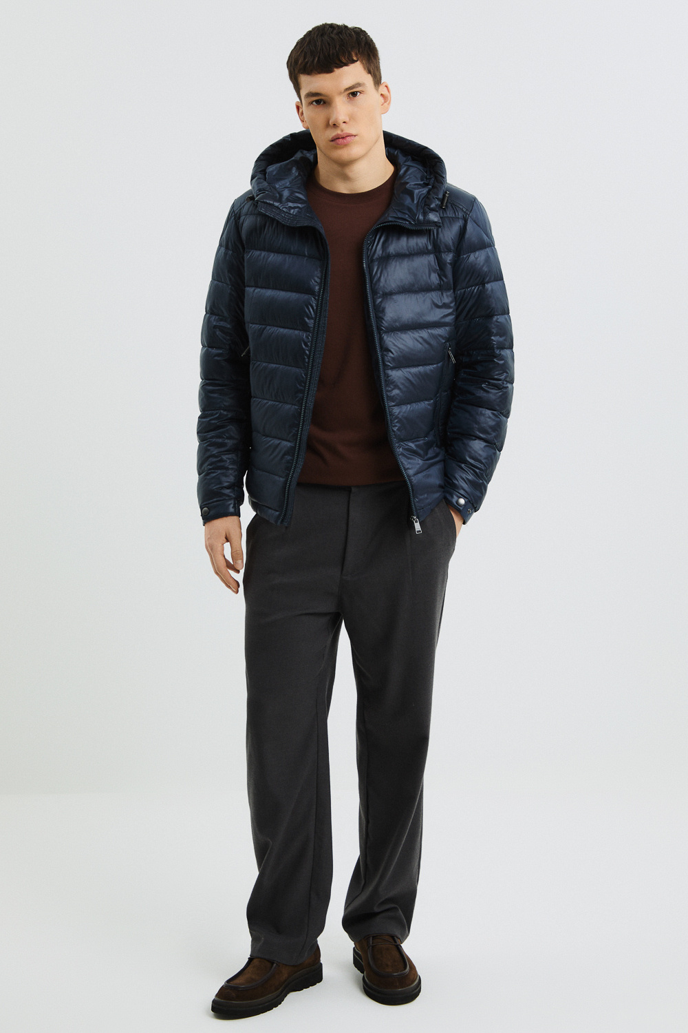Стеганая куртка с капюшоном Urban Fashion For Men