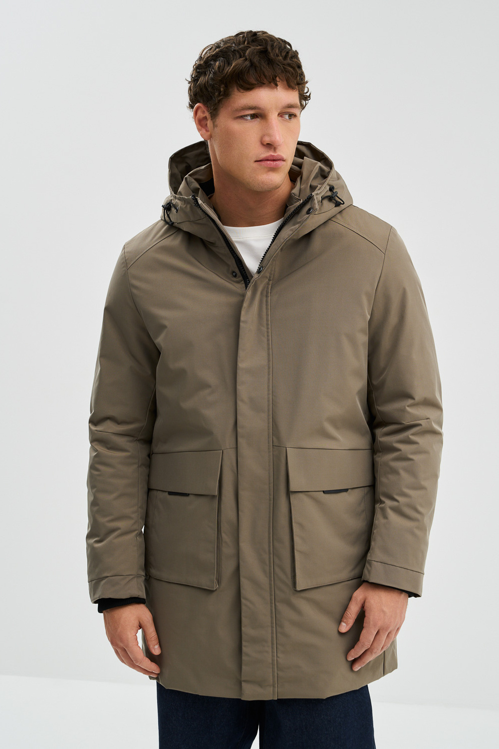 Зимняя куртка с капюшоном Urban Fashion For Men 778858003 Зеленый