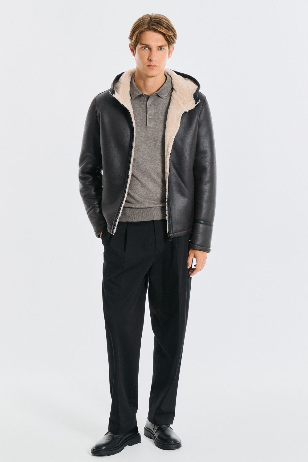 Дубленка из искусственной кожи Urban Fashion For Men 785050003 Коричневый