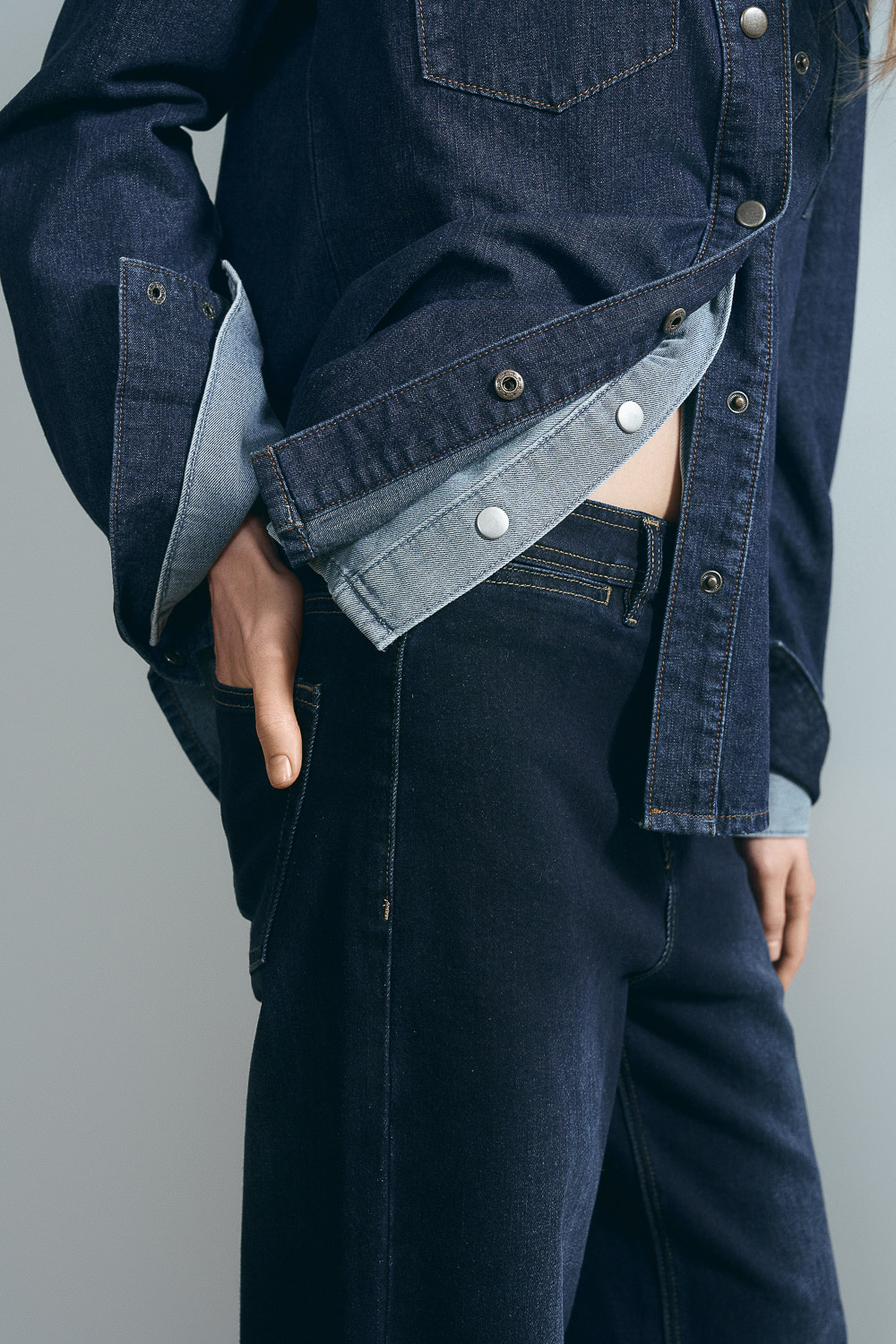 Купить Джинсы широкие