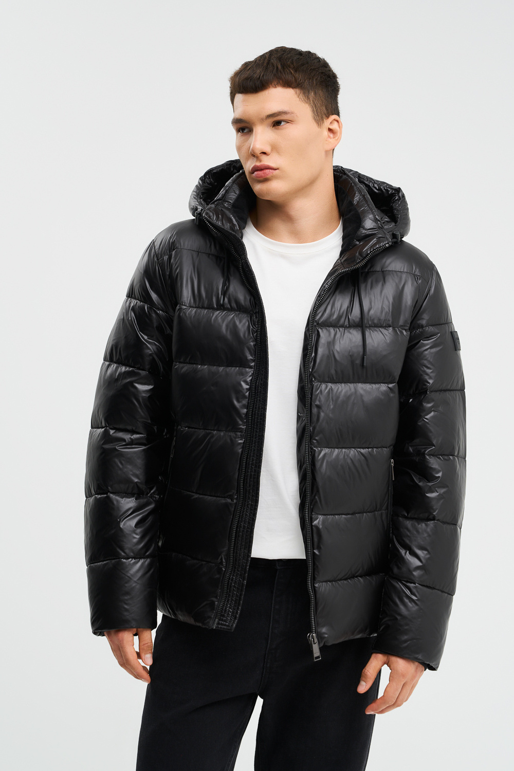 Зимняя куртка с капюшоном Urban Fashion For Men 778666003 Черный