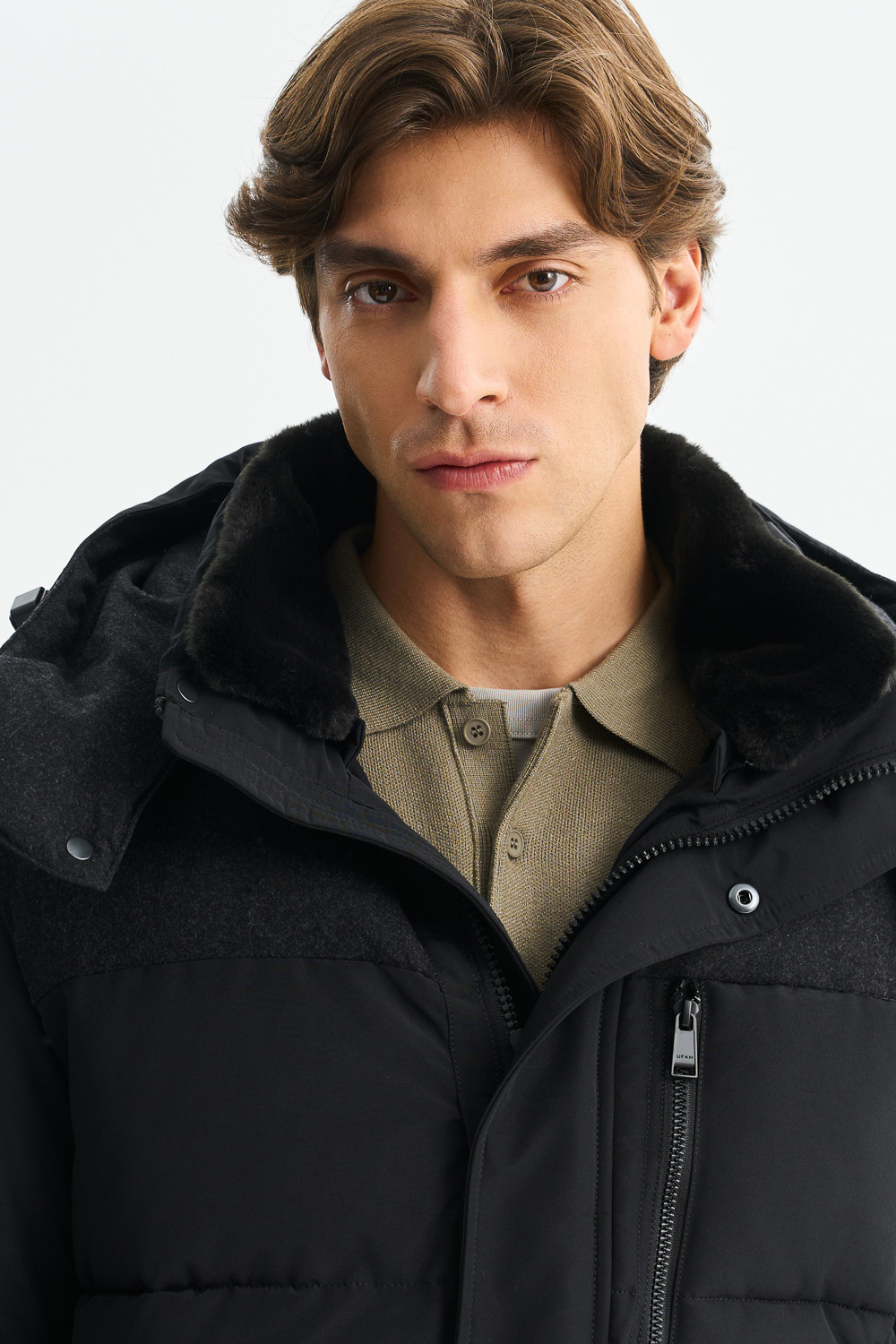 Зимняя куртка с капюшоном Urban Fashion For Men