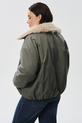 Куртка с меховой отделкой 833610003