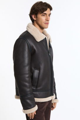 Дубленка из искусственной кожи Urban Fashion For Men 785053003 Коричневый