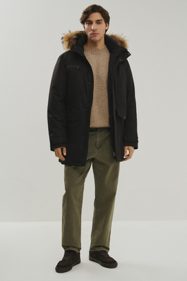 Зимняя куртка с капюшоном Urban Fashion For Men 776121003 Черный