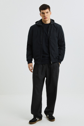 Утепленный бомбер с капюшоном Urban Fashion For Men