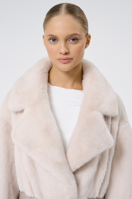 Шуба из аукционного меха норки Kopenhagen Fur Burgundy Состав