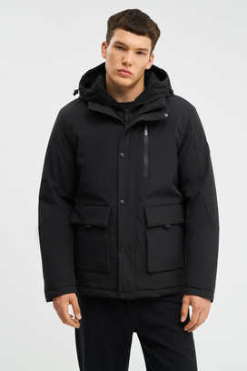 Утепленная куртка с капюшоном Urban Fashion For Men 772976003 Черный