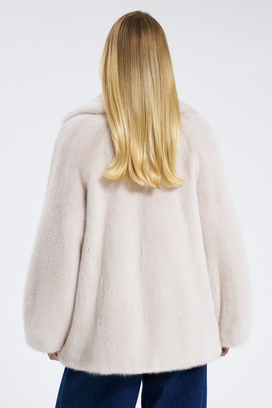 Купить Шуба из аукционного меха норки Kopenhagen Fur Burgundy