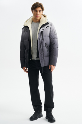 Зимняя куртка с меховой вставкой Urban Fashion For Men 776010003 Разноцветный