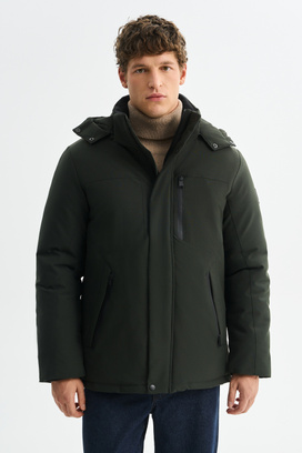 Зимняя куртка с капюшоном Urban Fashion For Men 790497003 Зеленый