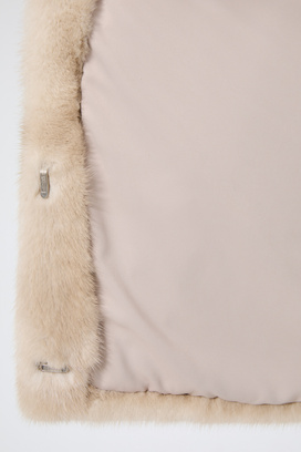 Шуба из аукционного меха норки Kopenhagen Fur Burgundy 775240003