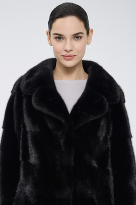 Шуба из аукционного меха норки Saga Furs Состав
