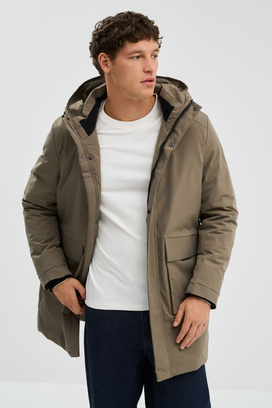 Зимняя куртка с капюшоном Urban Fashion For Men 778858003