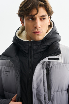 Зимняя куртка с меховой вставкой Urban Fashion For Men