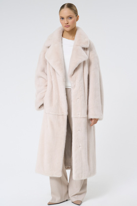 Шуба из аукционного меха норки Kopenhagen Fur Burgundy