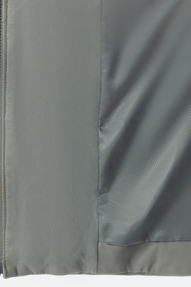 Утепленная кожаная куртка с капюшоном Снежная королева collection