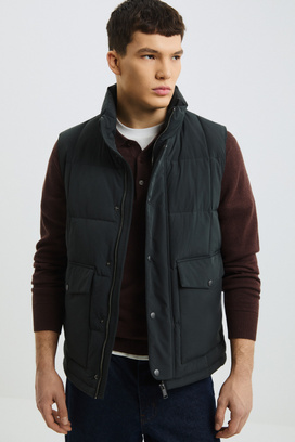 Стеганый жилет Urban Fashion For Men 809401003 Серый