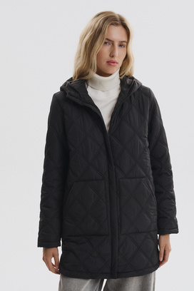 Стеганая куртка с капюшоном Снежная Королева