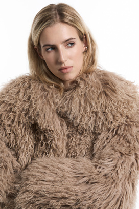 Дубленка из овчины Снежная королева collection