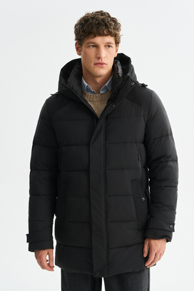 Зимняя куртка с капюшоном Urban Fashion For Men 776113003 Черный
